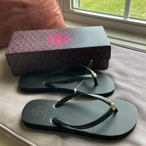 Tory Burch black flip-flops